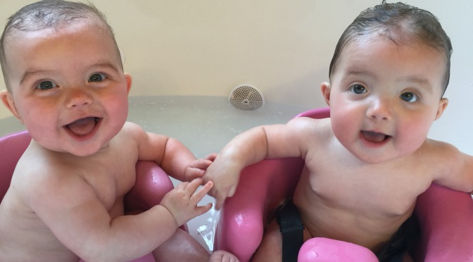 Twin Babies First Laugh